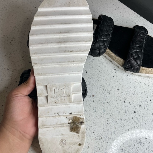 Marc Fisher Jamie Espadrille Slide Sandals​​ - Picture 4 of 5